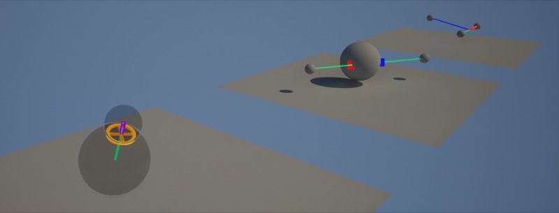 Screenshot of Unreal intersection tests